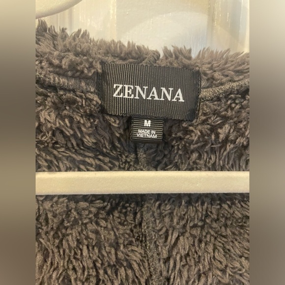 grey super soft teddy cardigan - Picture 4 of 9